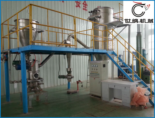 氣流粉碎機整（zhěng）套（tào）設備圖片